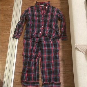 JCrew plaid pajama set